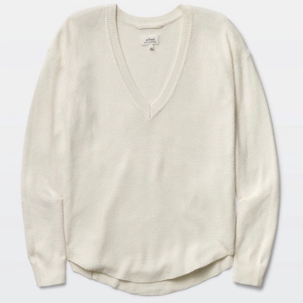 Aritzia Wilfred Galois Sweater Silk + Cashmere